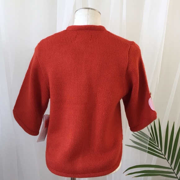 Bettie Page Vintage-Reproduction Sweater (Rust) - Picture 4 of 5